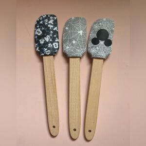 Disney Mickey Mouse Mini Spatulas Lot of 3 Halloween Kitchen Utensils